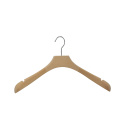 High quality Natural Beech Wood Hangers clothes coat hanger wooden For Display